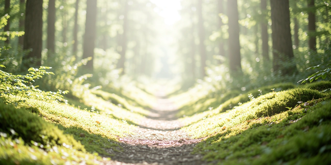 Mittagssonne im Wald